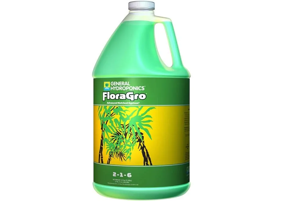  General Hydroponics FloraGro 2-1-6 | ベース肥料3.78L