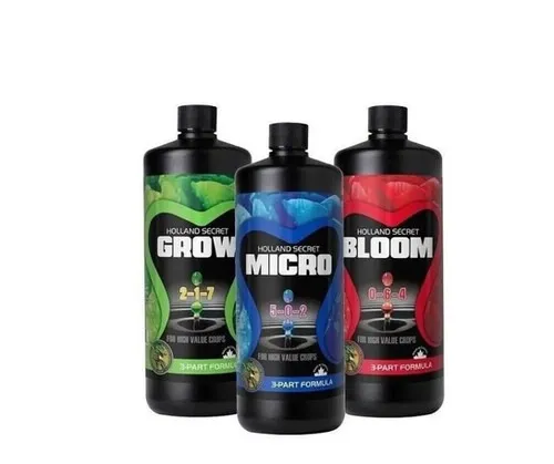  Future Harvestベース肥料３本セット【 GROW 1L+BLOOM 1L+Micro 1L】